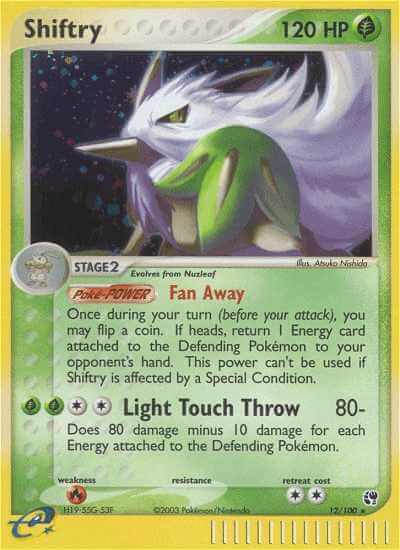 Shiftry debut card