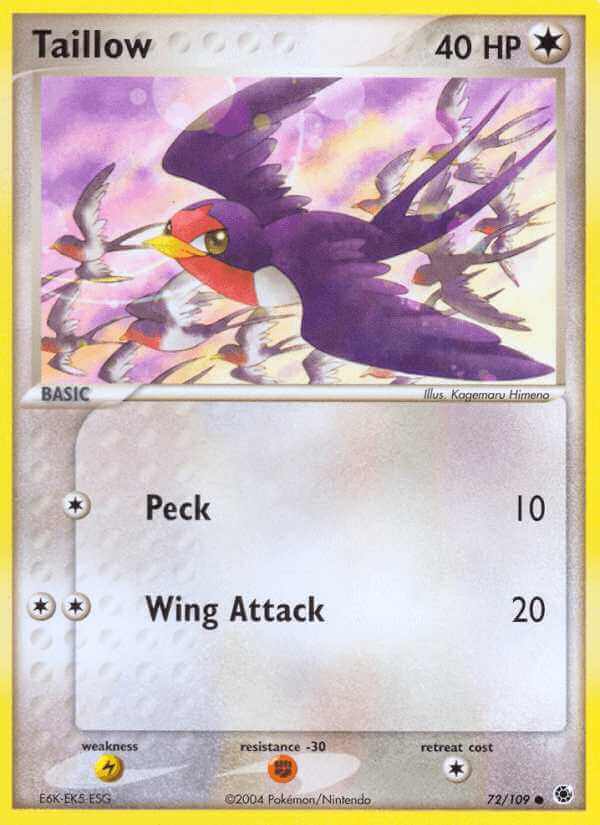 Taillow debut card