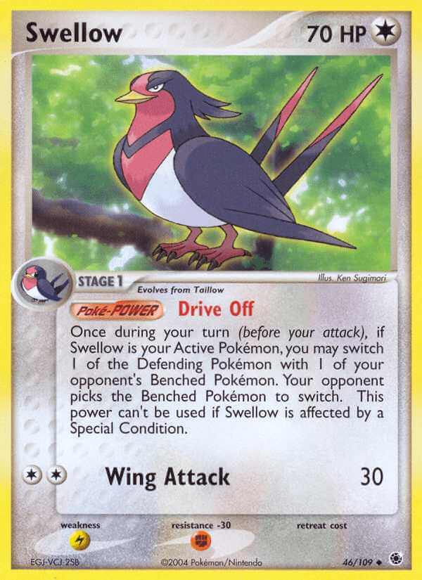 Swellow debut card