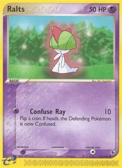 Ralts debut card