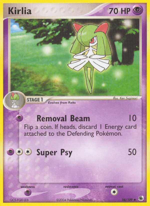 Kirlia debut card
