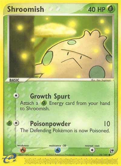 Shroomish debut card