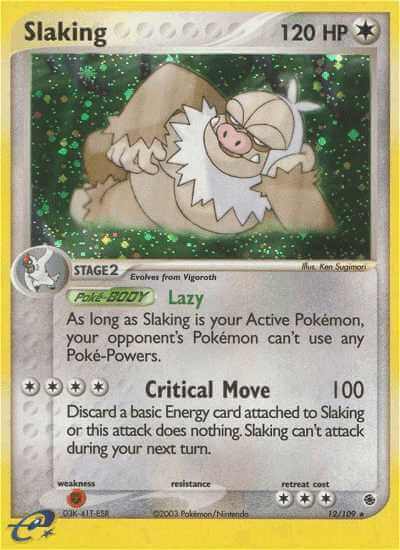 Slaking debut card