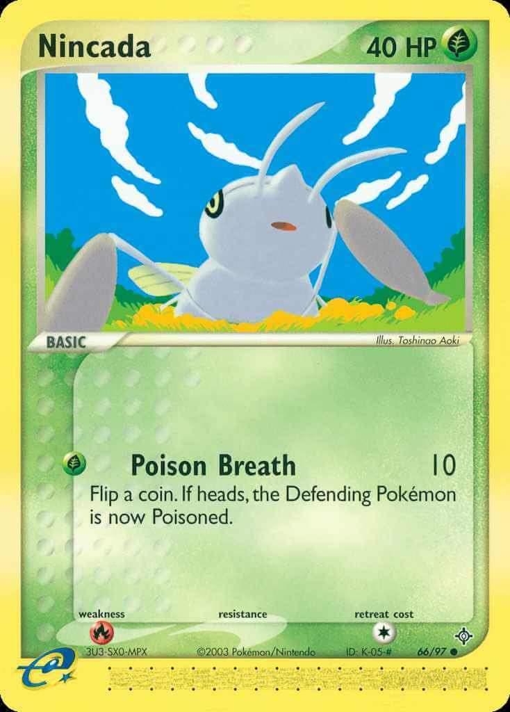 Nincada debut card