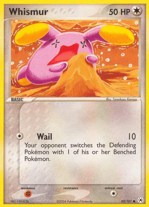 Whismur debut card