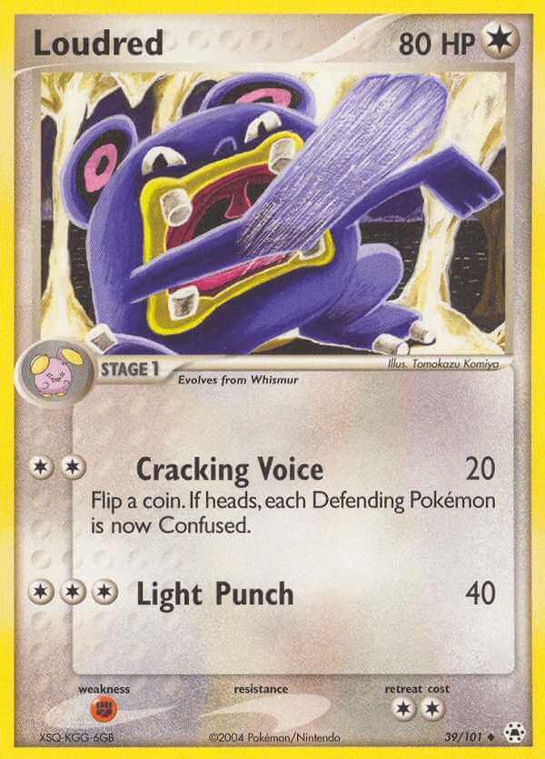 Loudred debut card