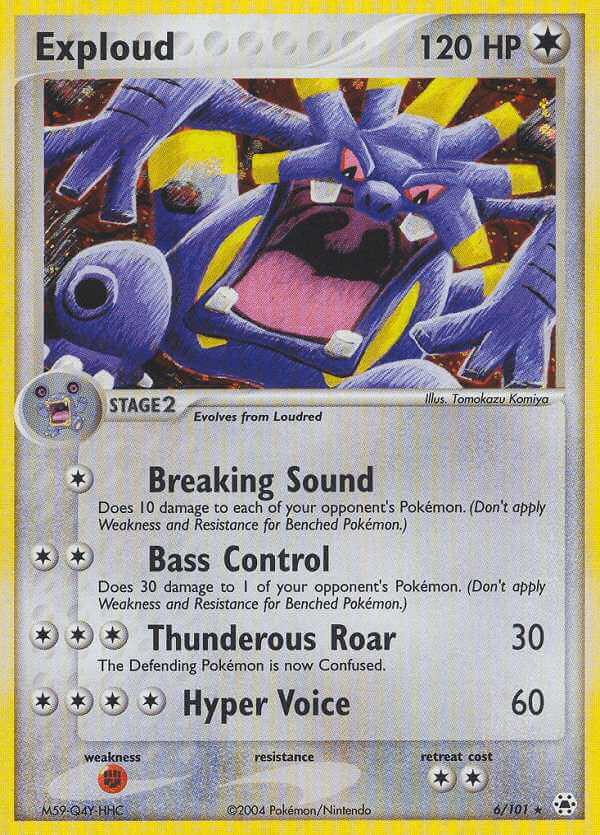 Exploud debut card