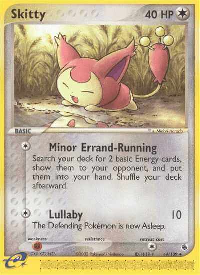 Skitty debut card