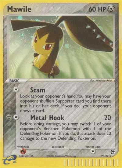 Mawile debut card