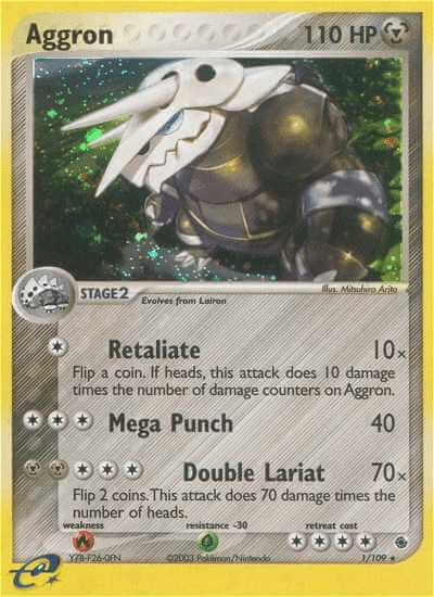 Aggron debut card