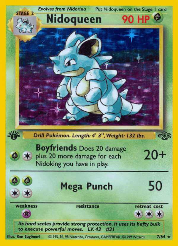 Nidoqueen debut card
