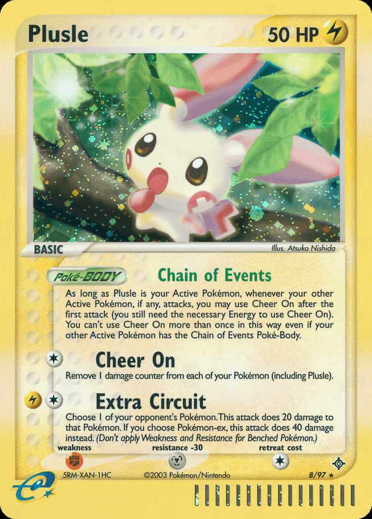 Plusle debut card
