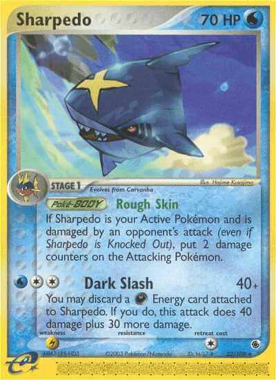 Sharpedo debut card