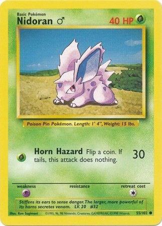 Nidoran♂ debut card