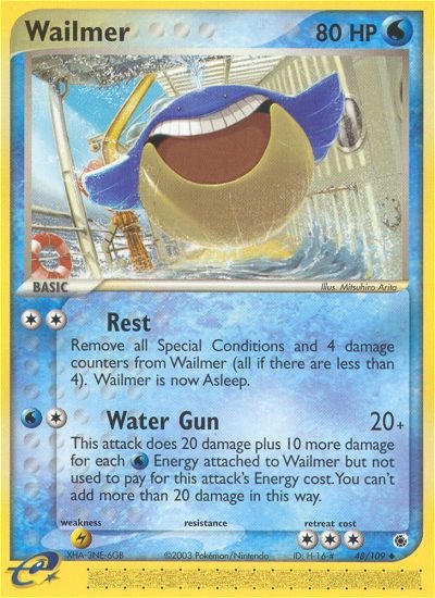 Wailmer debut card