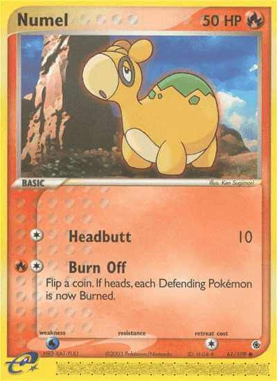 Numel debut card