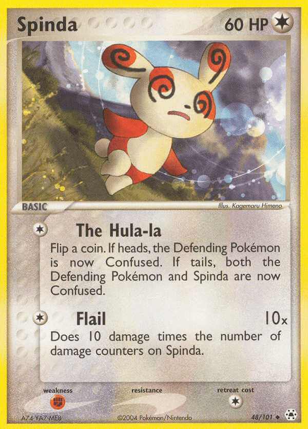 Spinda debut card