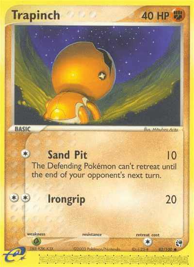Trapinch debut card