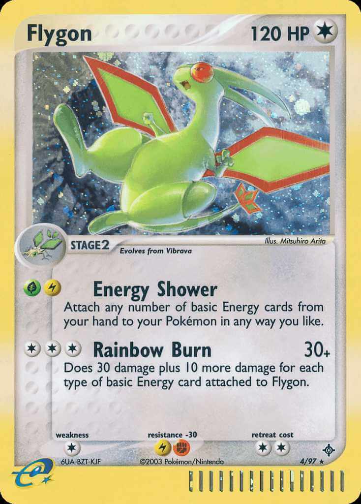Flygon debut card