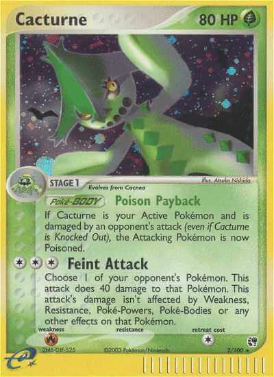 Cacturne debut card
