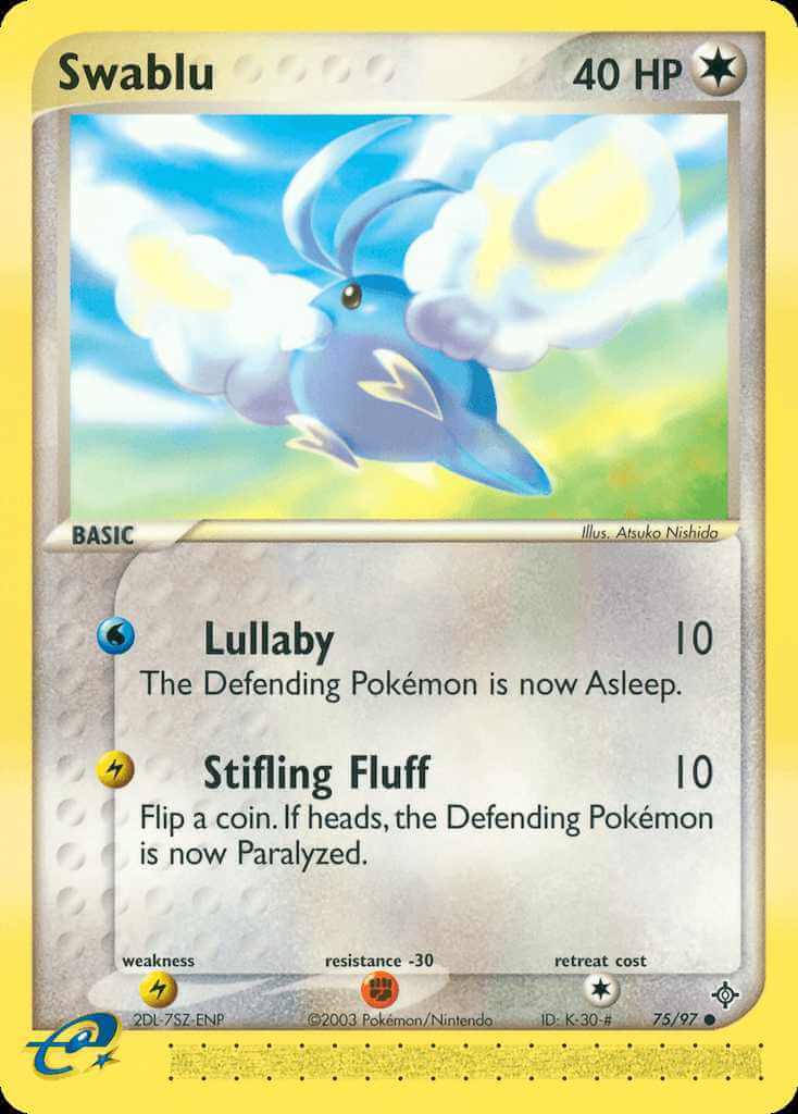 Swablu debut card