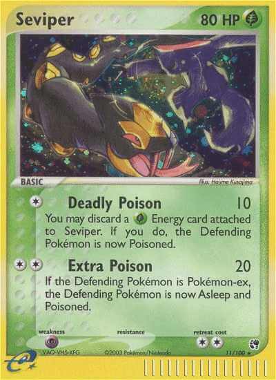 Seviper debut card