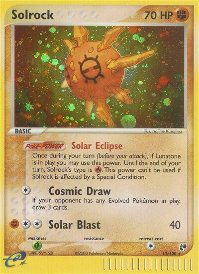 Solrock debut card