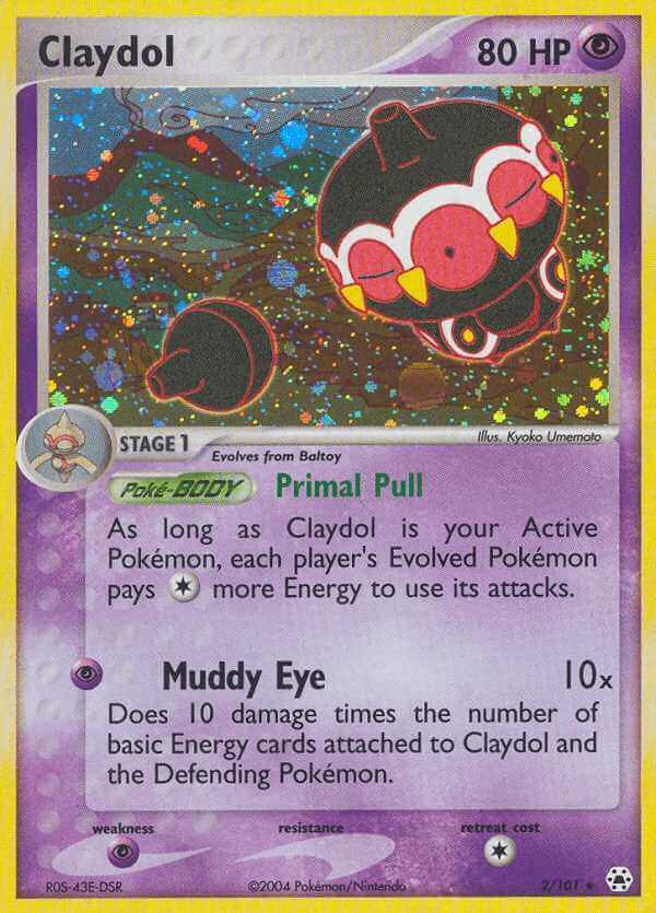 Claydol debut card