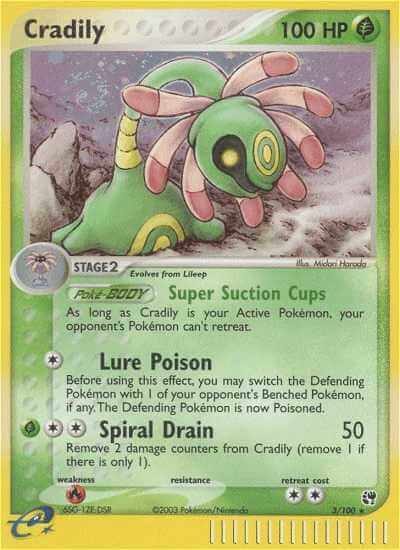 Cradily debut card