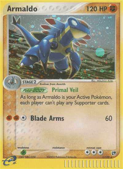 Armaldo debut card