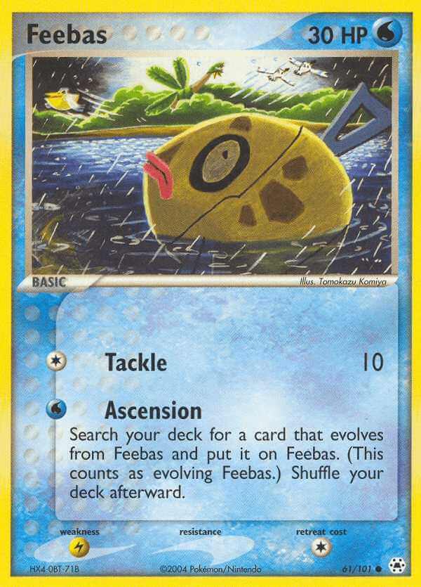 Feebas debut card