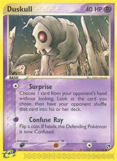 Duskull debut card