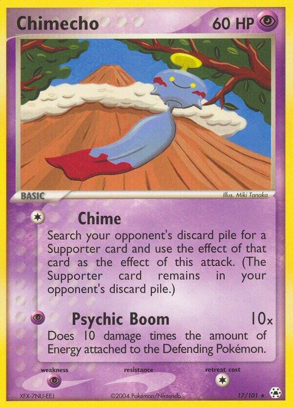 Chimecho debut card