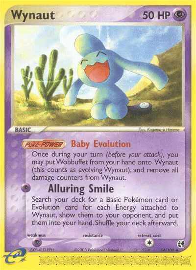 Wynaut debut card