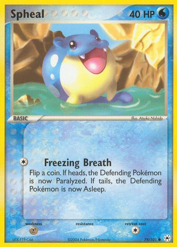 Spheal debut card