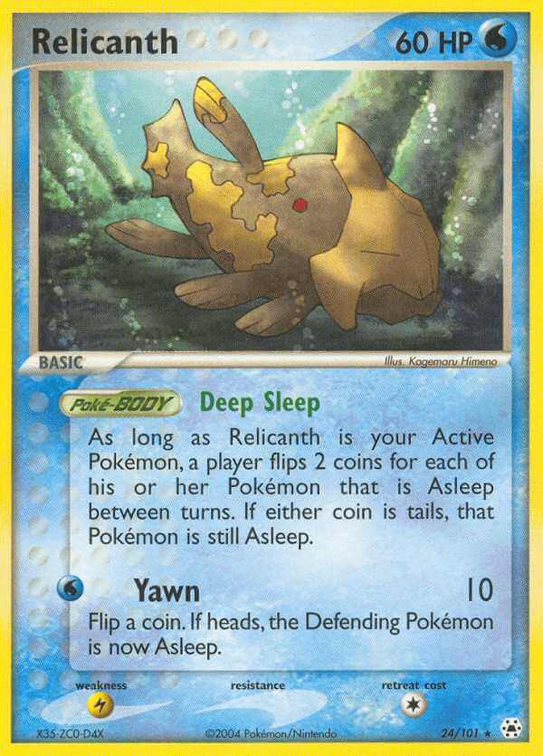 Relicanth debut card