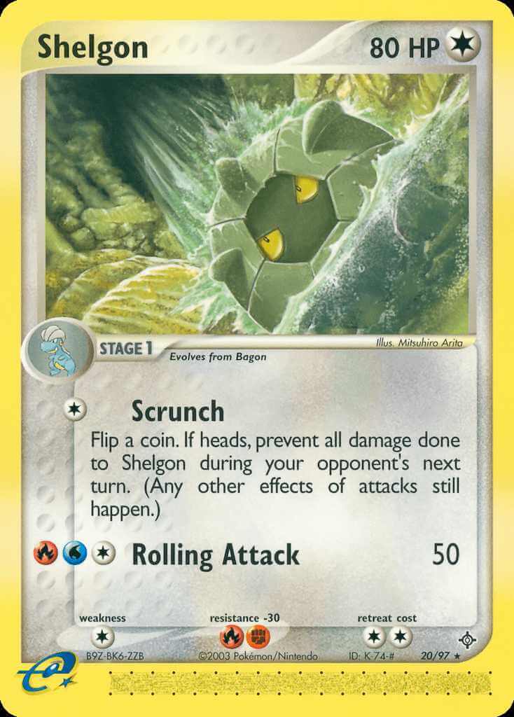 Shelgon debut card