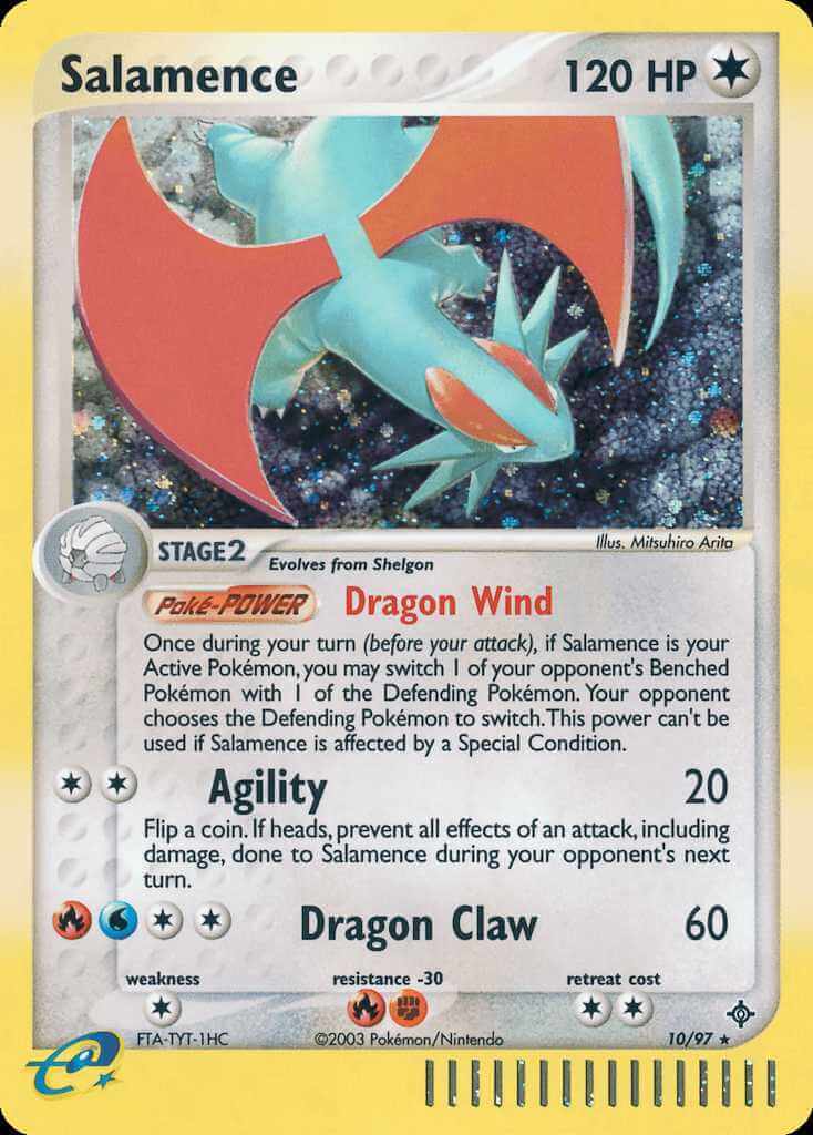 Salamence debut card