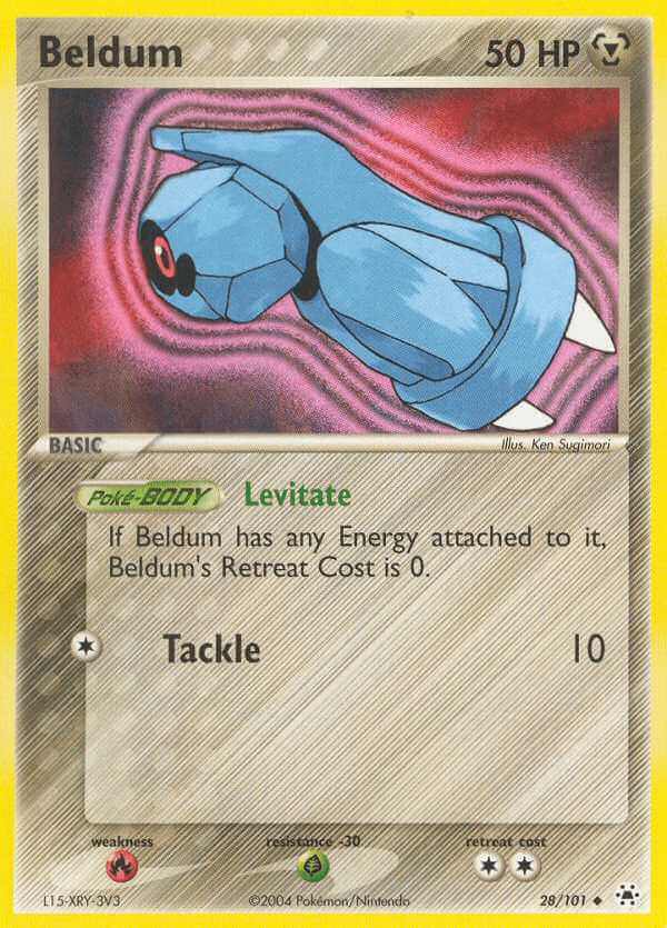 Beldum debut card