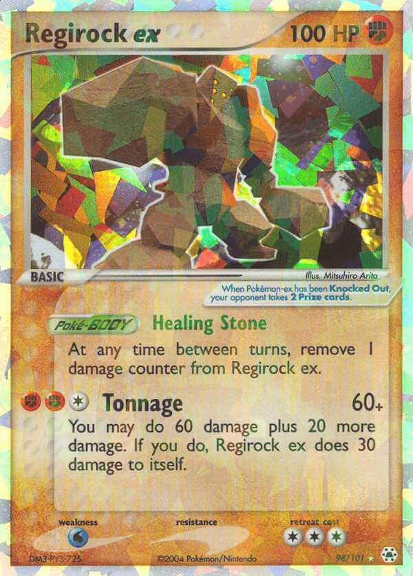 Regirock debut card