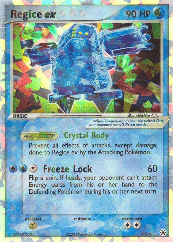 Regice debut card