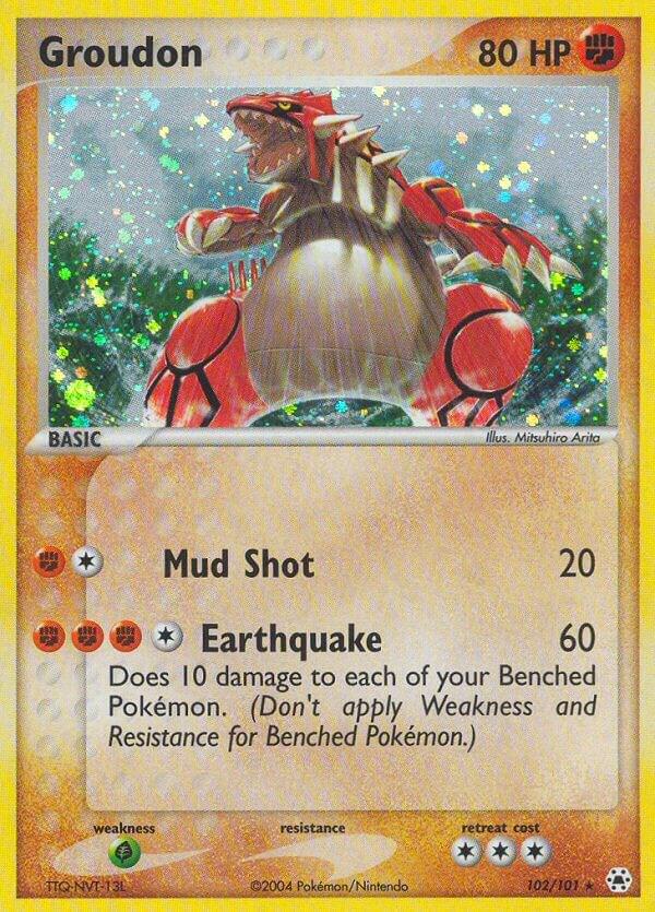 Groudon debut card