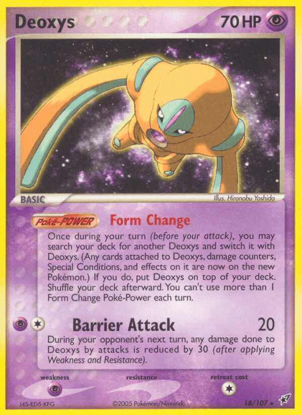 Deoxys debut card