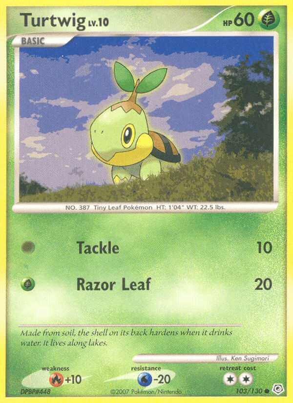 Turtwig debut card