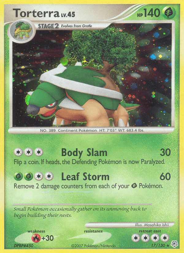 Torterra debut card
