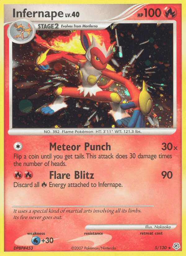 Infernape debut card