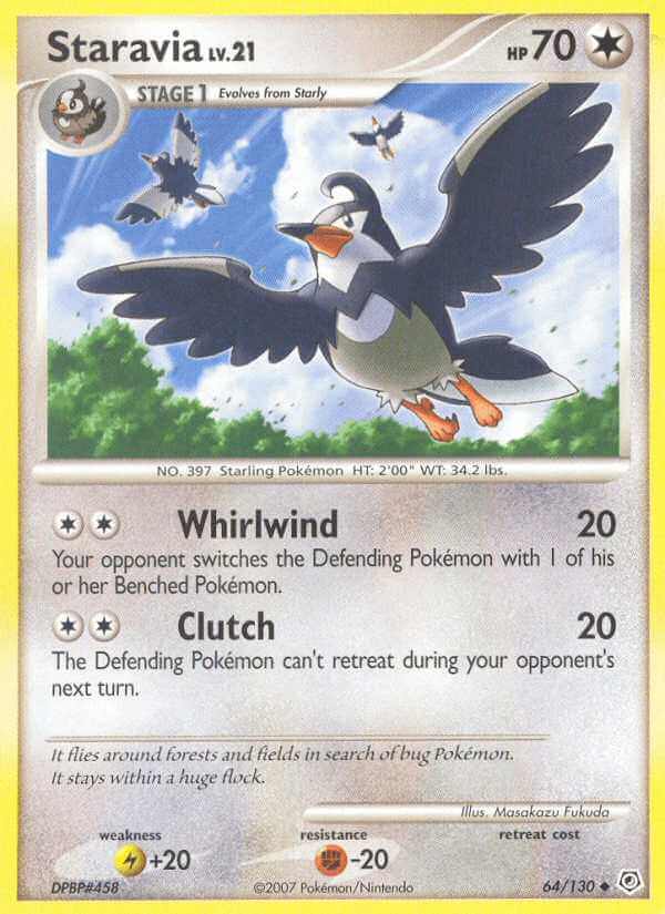 Staravia debut card
