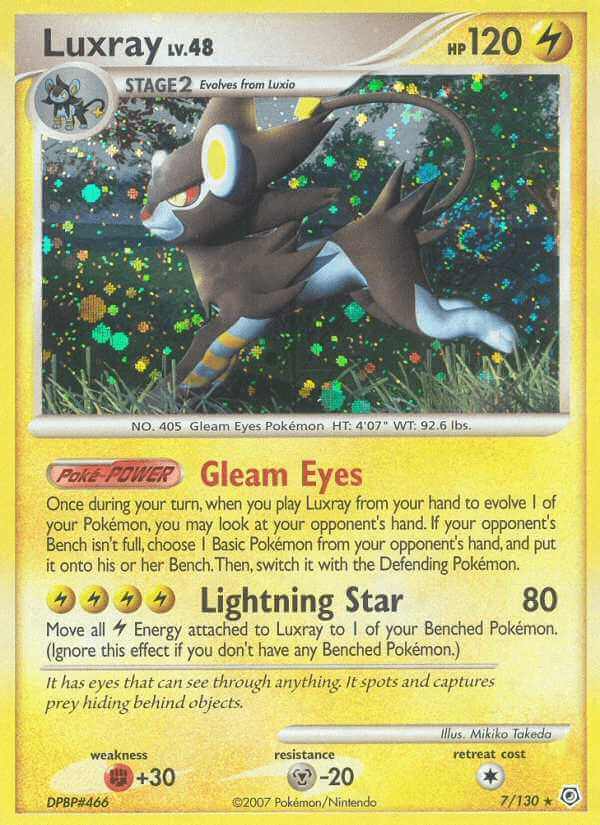 Luxray debut card
