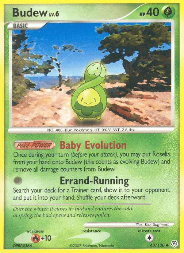 Budew debut card