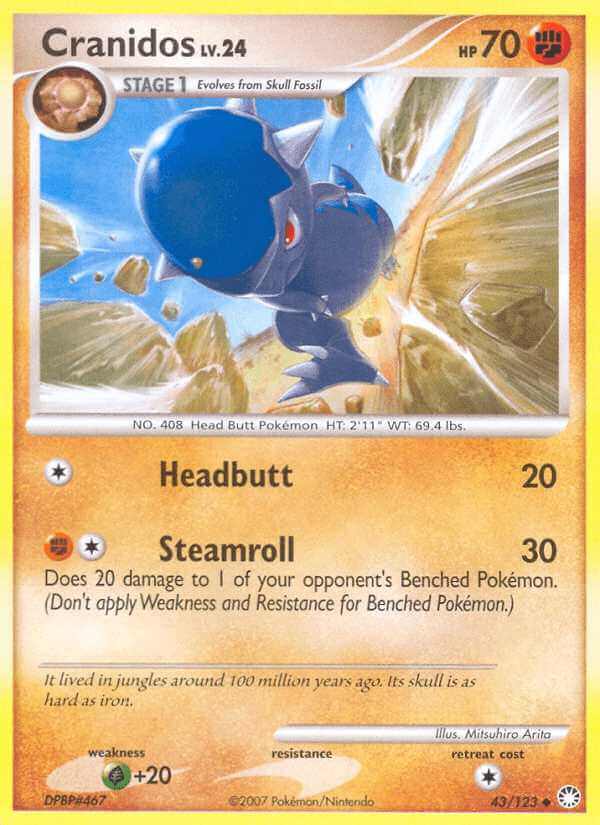 Cranidos debut card